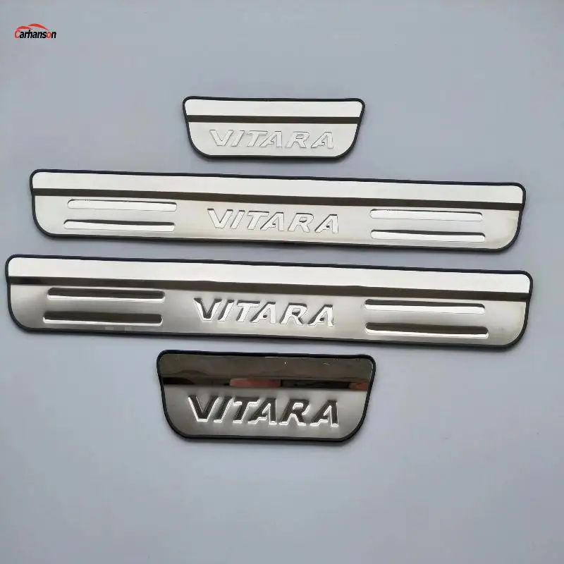 Для 2017 Suzuki Vitara защитная накладка на дверной порог Gaurds нержавеющие двери и