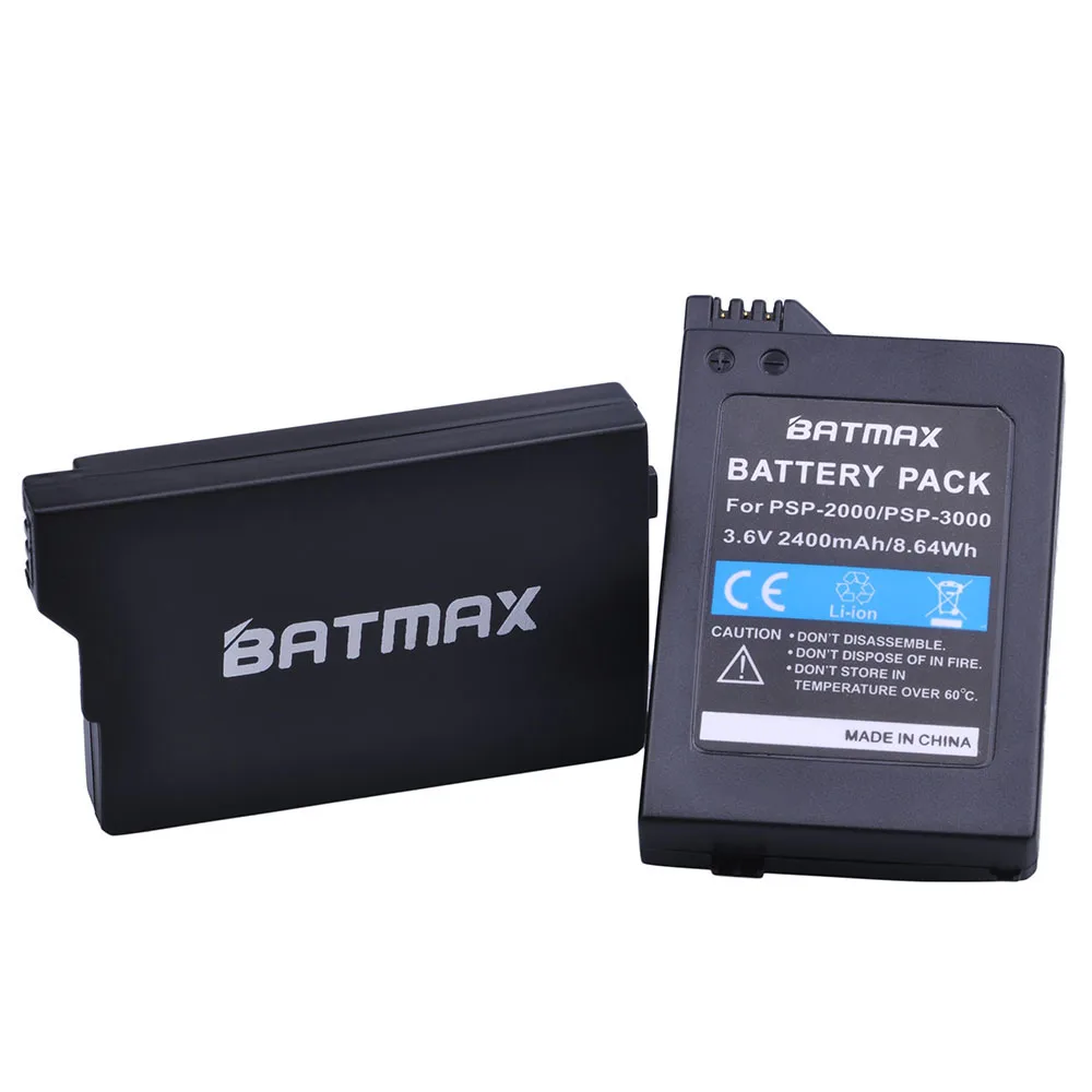 Kaufen 4Pcs 3,6 V 2400mAh PSP 2000 Batterien für Sony PSP2000 PSP3000 Konsole