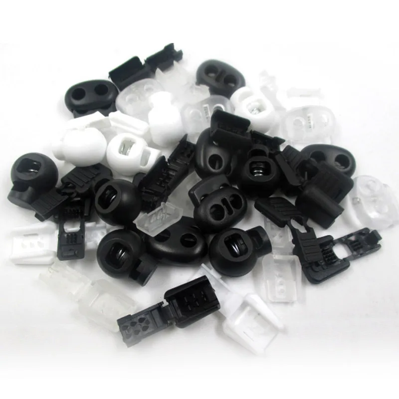 JUP12 Sets 48 Pcs Convenient Antis Shoes Buckle Lazy Laces Anchors Tieless Lace Tightening Non-Slip Buckle Shoelaces Clip Buckle