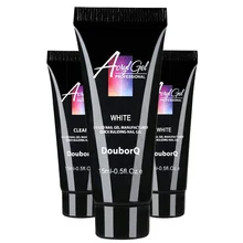 Venda quente extensão do prego do dedo uv led geléia duro prego gel acrílico construtor rápido seco