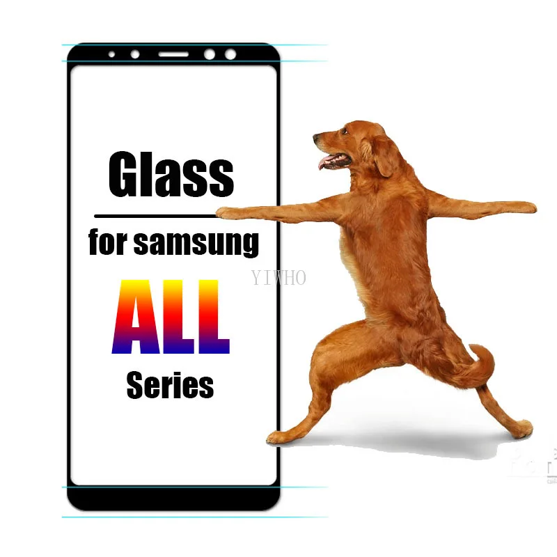 

Full Cover ON for Samsung Galaxy A8 PLUS 2018 A6 A6PLUS A7 A9 J2 Pro J4 J6 PLUS J8 Tempered Glass Sansung Screen Protector Film