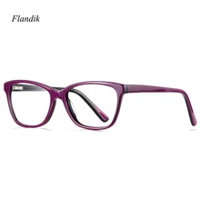 Ацетатные оптические очки, оправа для женщин, цельные очки для близорукости, пресбиопии, новые модные женские текстурные очки
