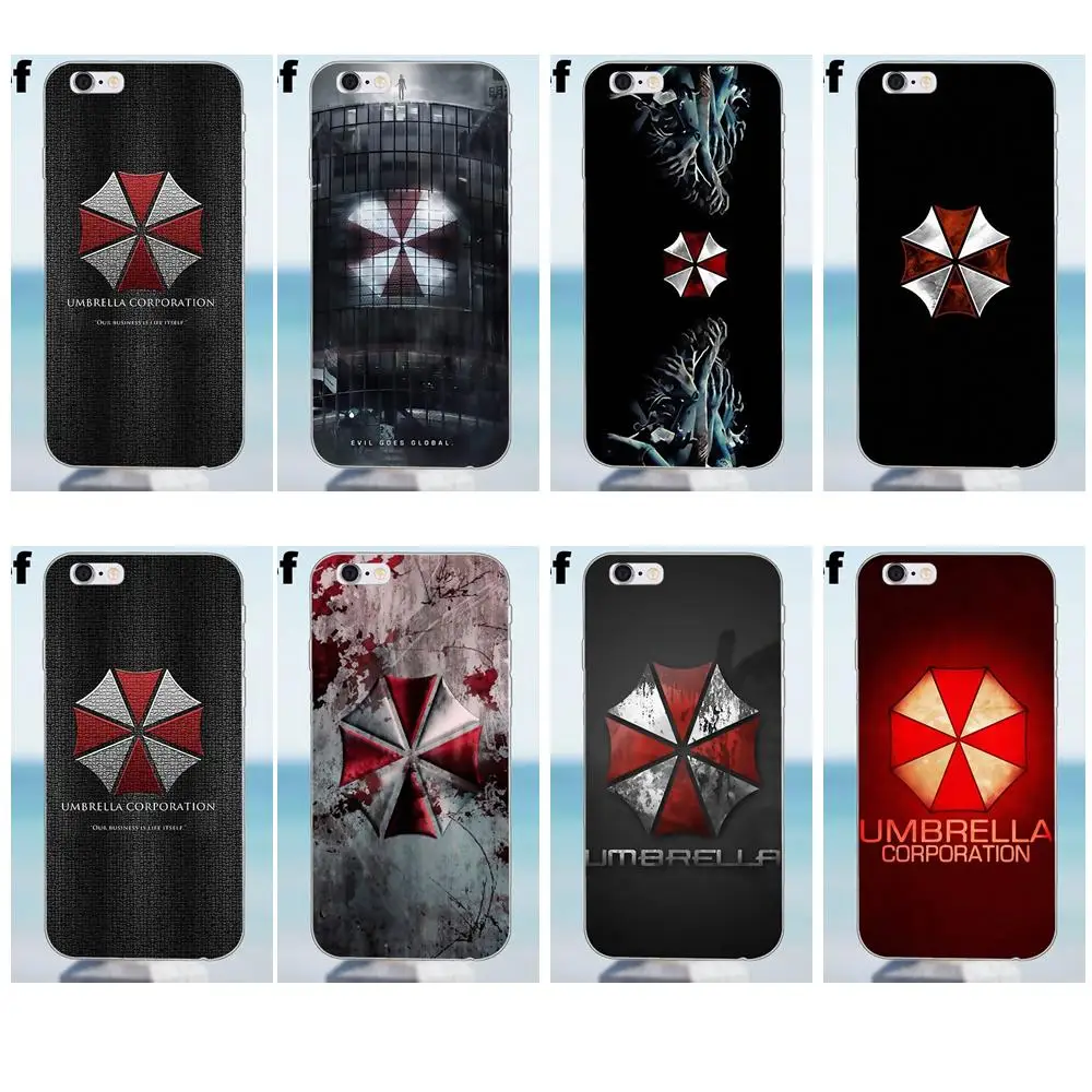 

Soft Mobile Shell Umbrella Corp Corporation Logo For iPhone X 4 4S 5 5S 5C SE 6 6S 7 8 Plus Galaxy J1 J3 J5 J7 A3 A5 2016 2017