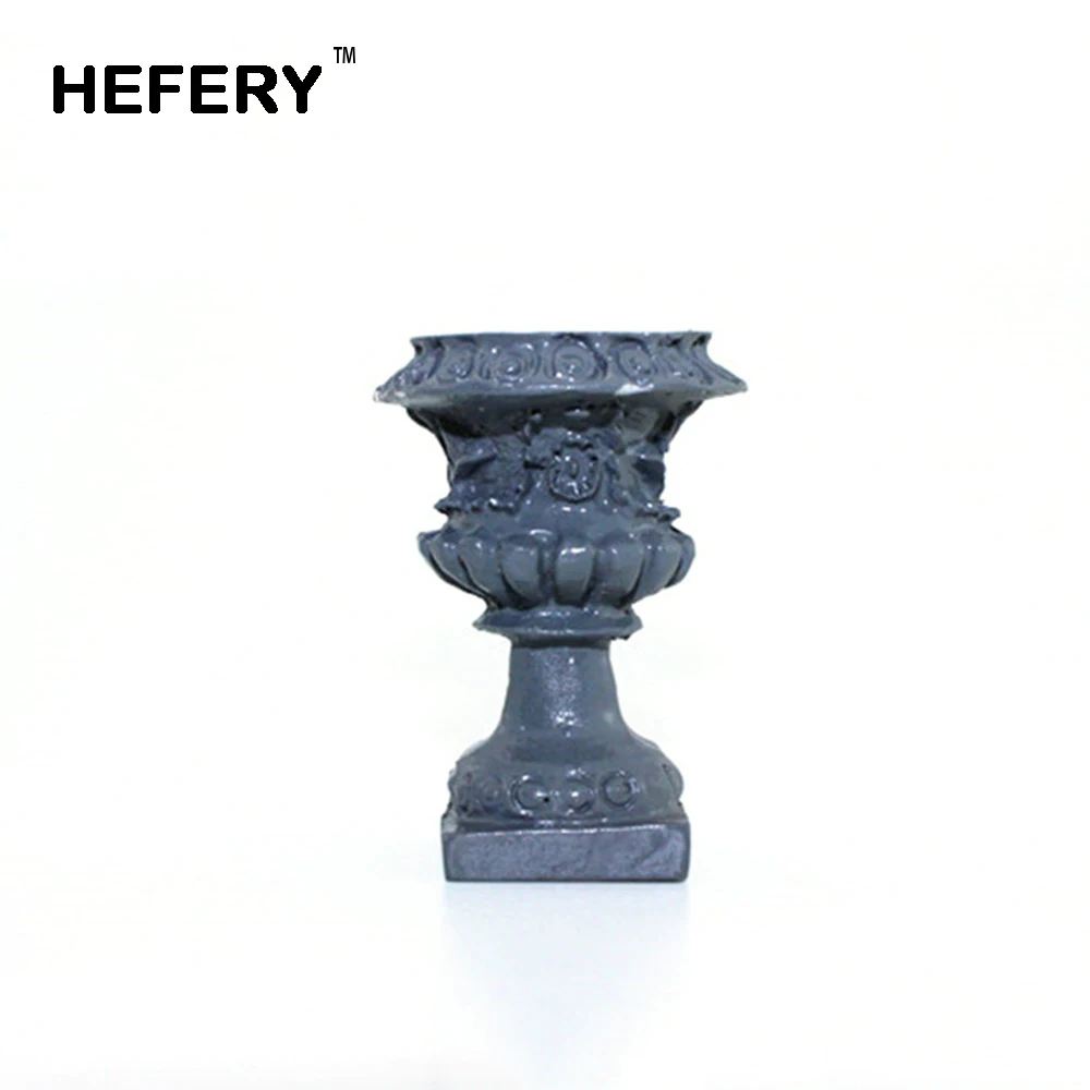 

1/12 Dollhouse Miniature Accessories Mini Roman Column Flower Pot Simulation Furniture Model Toys for Doll House Decoration