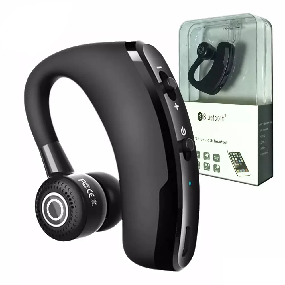 

V9 Wireless Headset Voice Control Music Sport Bluetooth Handsfree Earphone Bluetooth Headset Headphones Noise Cancelling Headset