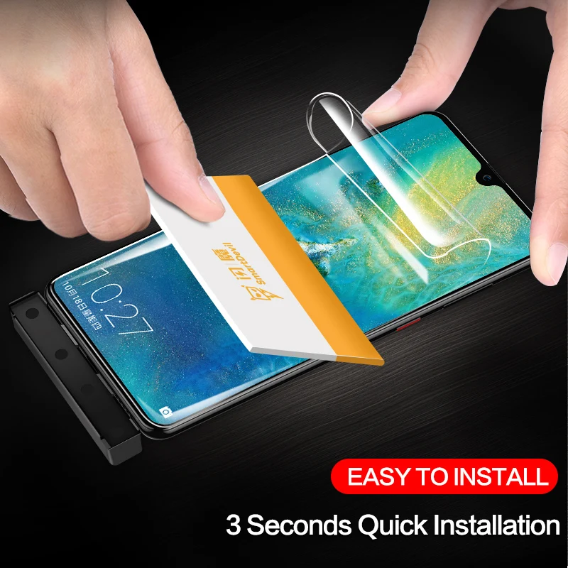 Защитная пленка SmartDevil для экрана Huawei P20 20 Pro Mate 20X P30 pro 10 прозрачная Гидрогелевая HD
