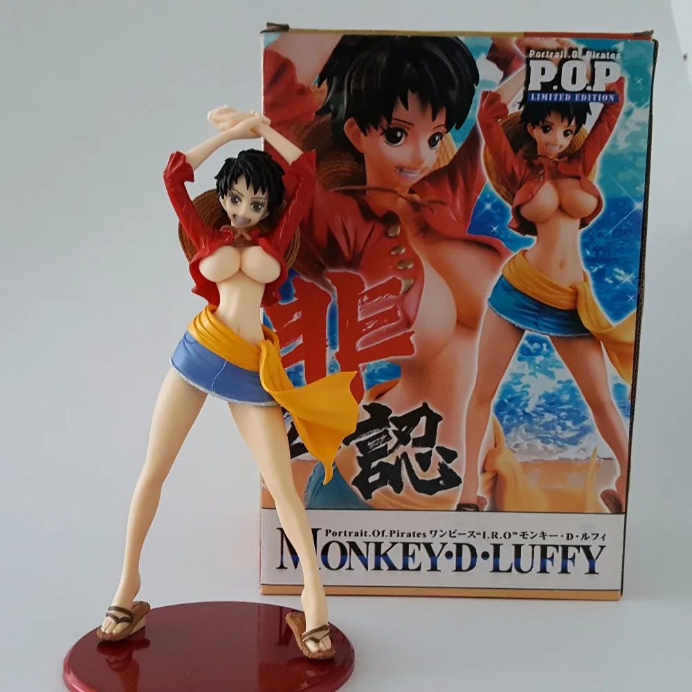 

One Piece Action Figure POP Luffy Girl Version PVC 210mm One Piece Anime Model Toys Girl Luffy Sexty Onepiece-Action-Figures