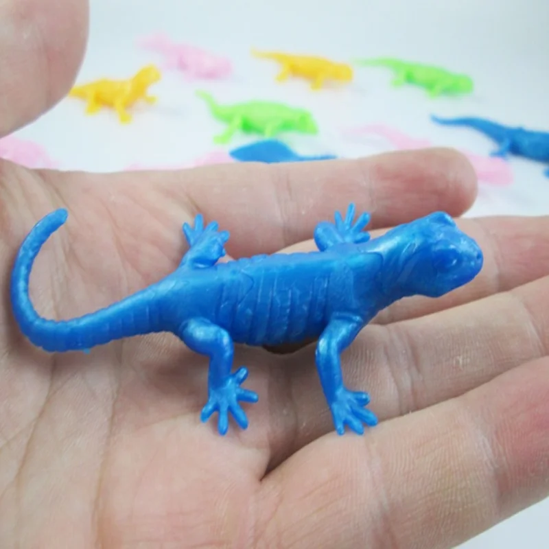 10 шт./партия креативная экологическая TPR искусственная ящерица Gecko шалость модель игрушки для обучения детей