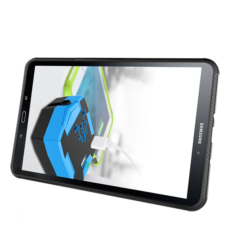 20 шт./лот Dazzle TPU + PC Пластиковый Чехол для samsung Galaxy Tab 10,1 дюйма T580 T585 защитный чехол