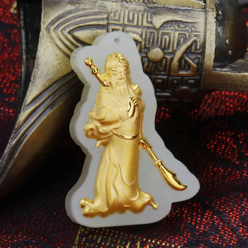 

2019 Sale Asg Choker Necklace Cluci Cage Pendants Inset Jades Pendant With Men And Women With The Duke Guan Inlaying Hetian