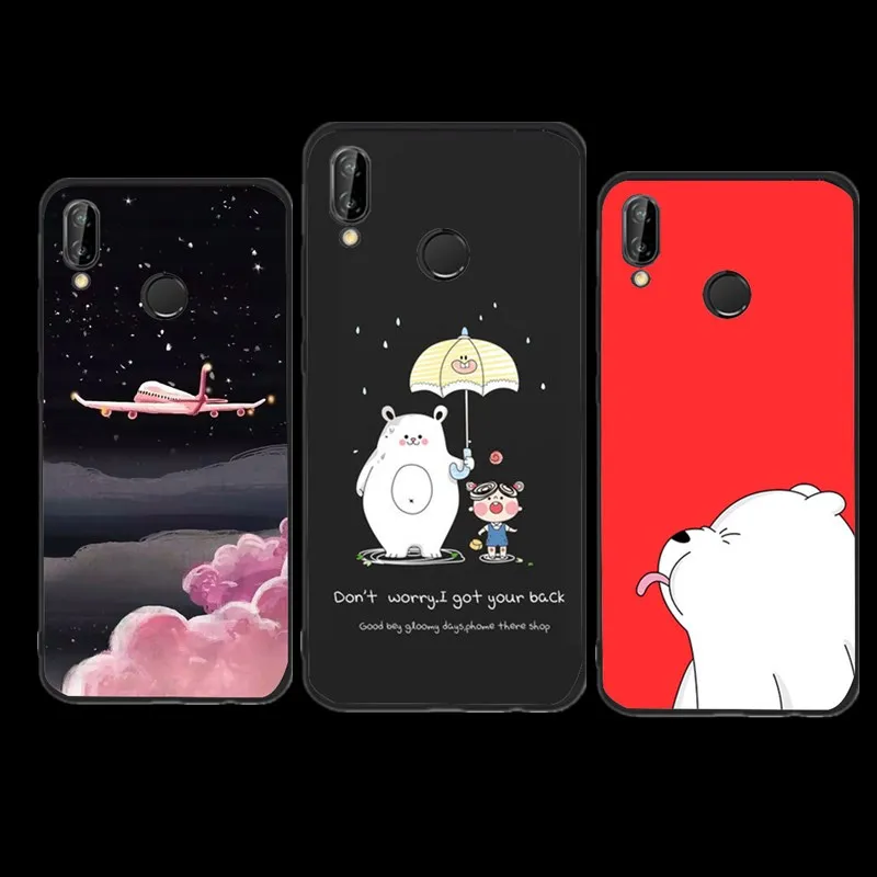 Чехол для Huawei P10 P20 Lite P9 Mini P Smart Mate10 lite p8 2017 мягкие чехлы |