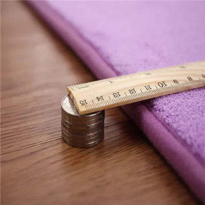 Coral velvet memory cotton carpet solid color door mat non-slip absorbent living room rug bedroom stairs anti-slip carpet Coral velvet memory cotton carpet solid color door mat non-slip absorbent living room rug bedroom stairs anti-slip carpet