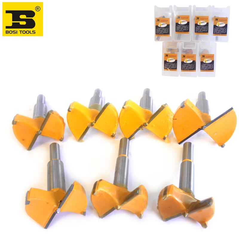 

BOSI 42-60mm Tungsten cobalt carbide steel Woodworking Forstner Drill Bits