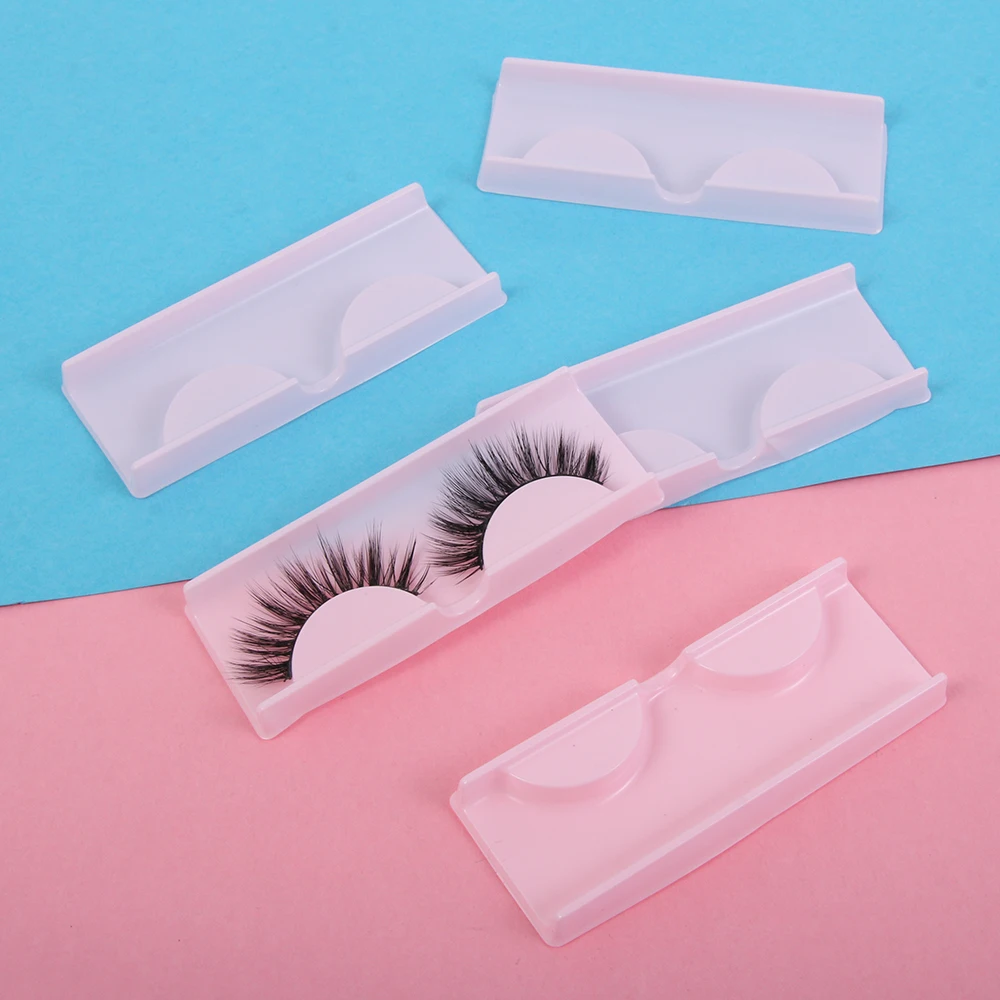 10PCS Cosmetic Case Organizer Display Portable Plastic False Eyelashes EyeLashes Storage Box MakeupContainer Travel For Beauty