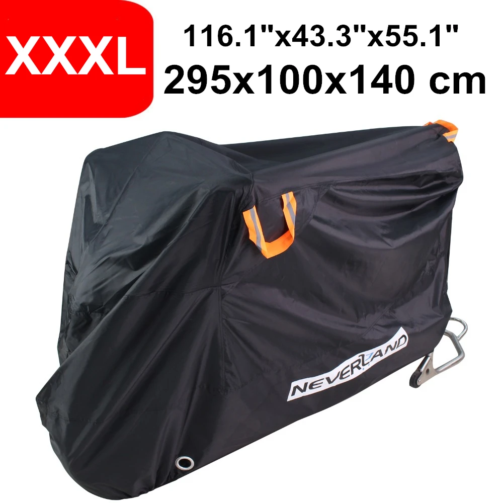 XXXL 210D Высокое качество Водонепроницаемый Открытый Мотоцикл мото покрытие Электрический велосипед покрывает мотор дождевик пыли подходит для всех двигателей - Цвет: XXXL