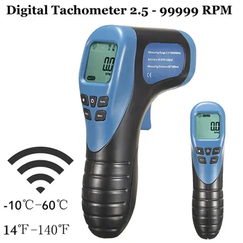 

2.5-99999RPM Tachometer Wifi Non Contact Digital Laser Photo Tachometer RPM Tach Tester Meter Speed Gauge Tools