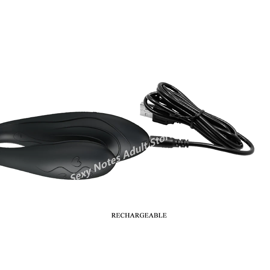 New Couples Black Vibrator Silicone C Type G Spot Stimulator Wireless Remote Control 3Speed Plus 30 Mode We Vibe 4 Adult Sex Toy