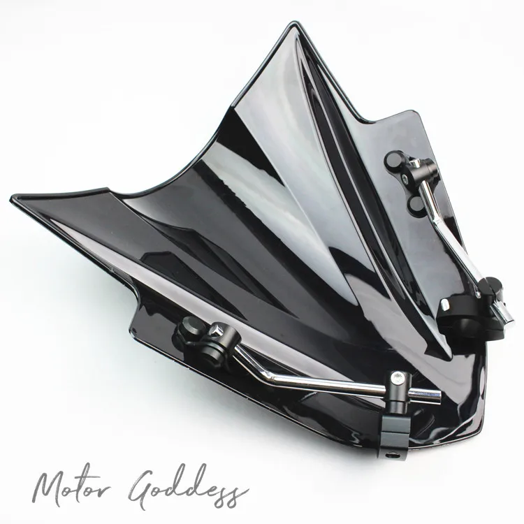  Motorcycle Windshield Windscreen With adjustable bracket Wind Screen For CFmoto 400nk 650NK 150nk 2
