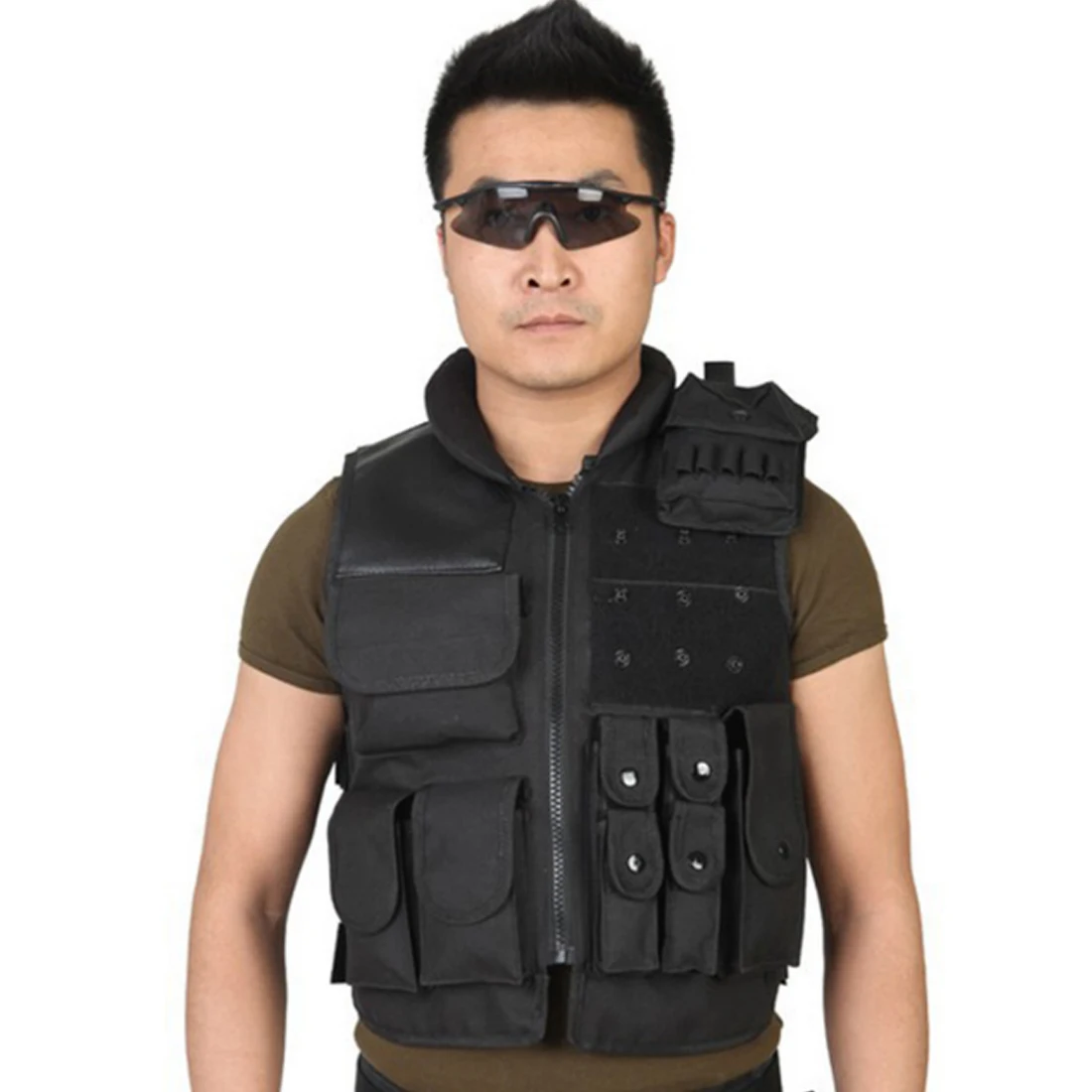 

HS Tactical Vest Military Equipment Outdoor Airsoft Hunting Vest Fitness 170-180cm People for Paintball Wargame Protector Items