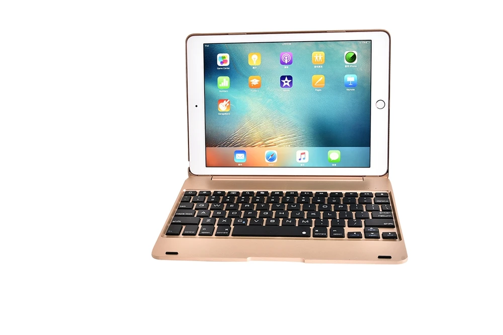 Для iPad Air 2 A1566 A1567 беспроводной Bluetooth клавиатура чехол для iPad Pro 9,7 A1673 планшетный ПК откидная подставка чехол+ стилус Gfit