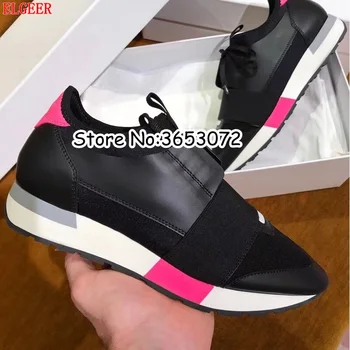 

Low Top Casual Mesh Leather Breathable Outdoor Flats Sneakers Shoes Patchwork zapatos de hombre Men Leisure Shoes Euro 35-46