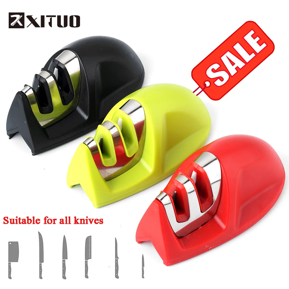 

XITUO Edge Grip 2 Stage Kitchen knife sharpener Home equipment Outdoor portable tools FOR Chef knife Fruit knife Universal knife