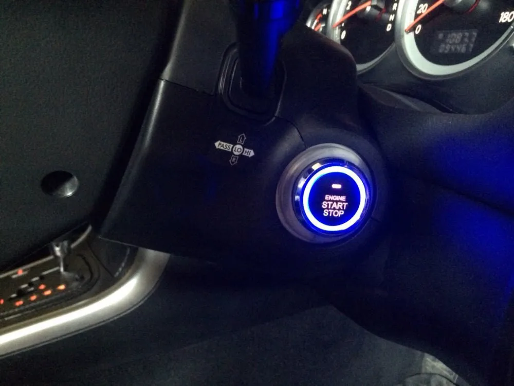 Автомобильный двигатель кнопка пуска RFID замок зажигания Стартер без ключа пусковой остановки иммобилайзер системы сигнализации безопасность вождения