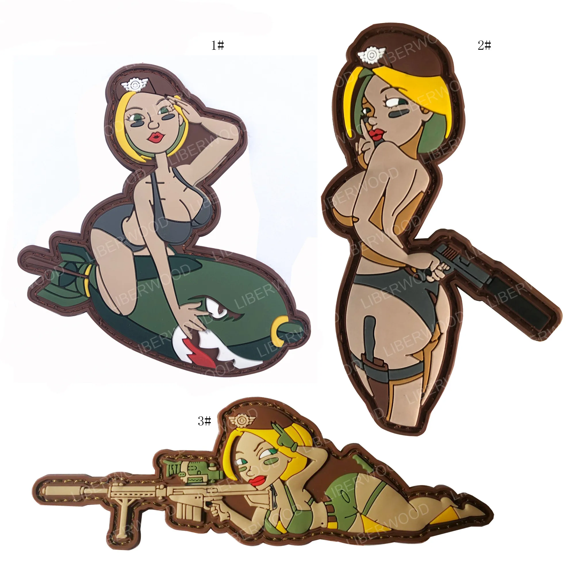 Тактический сексуальный специальный Ops Skyler Pinup Pin Up ARMED Girl WW 2 стиль бомба снайперский пистолет 3D ПВХ резиновый, для боевого духа нашивка, значок, аппликация