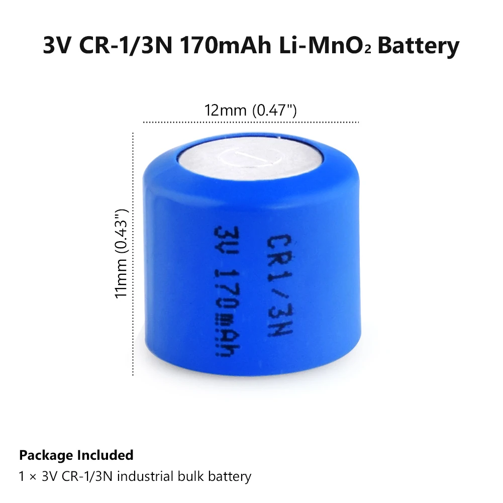 YCDC 3V литиевые элементы CR1/3N Кнопочная батарея CR11108 DL1/3N 2L76 CR1 CR111 170mAh высокоразрядные Аккумуляторы высокого тока - Цвет: 1 PCS