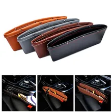 2 шт. кожаный контейнер для хранения сидений автомобиля зазор карман-органайзер герметичное автоматическое хранение Органайзер 4 цвета