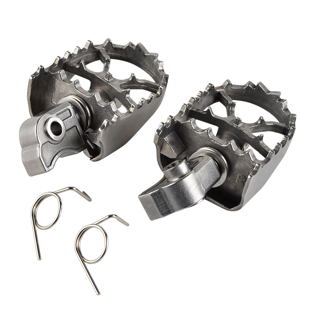 Stainless Foot Pegs FootRest Footpegs For BMW R1200GS Adventure 2013