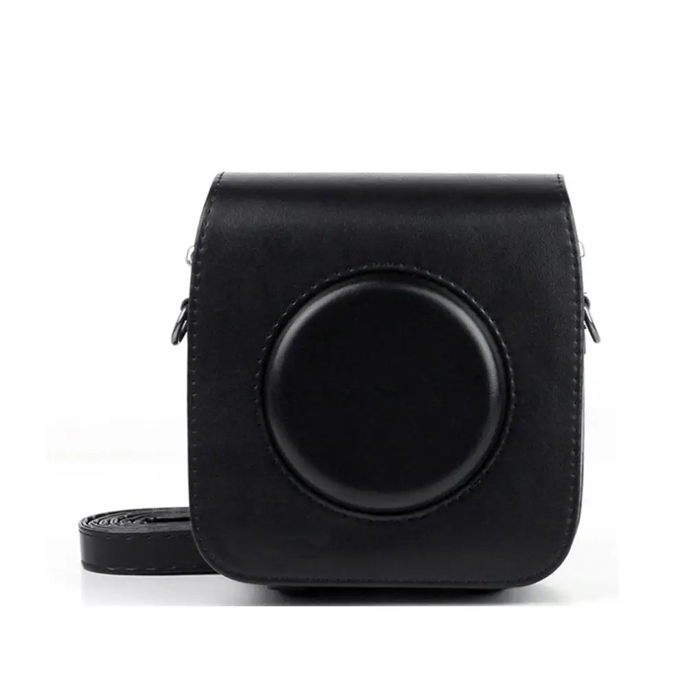Чехол из искусственной кожи с винтажным плечевым ремнем, чехол для камеры, защитный чехол для FUJI Instax SQUARE SQ10 camera - Цвет: Camera bag