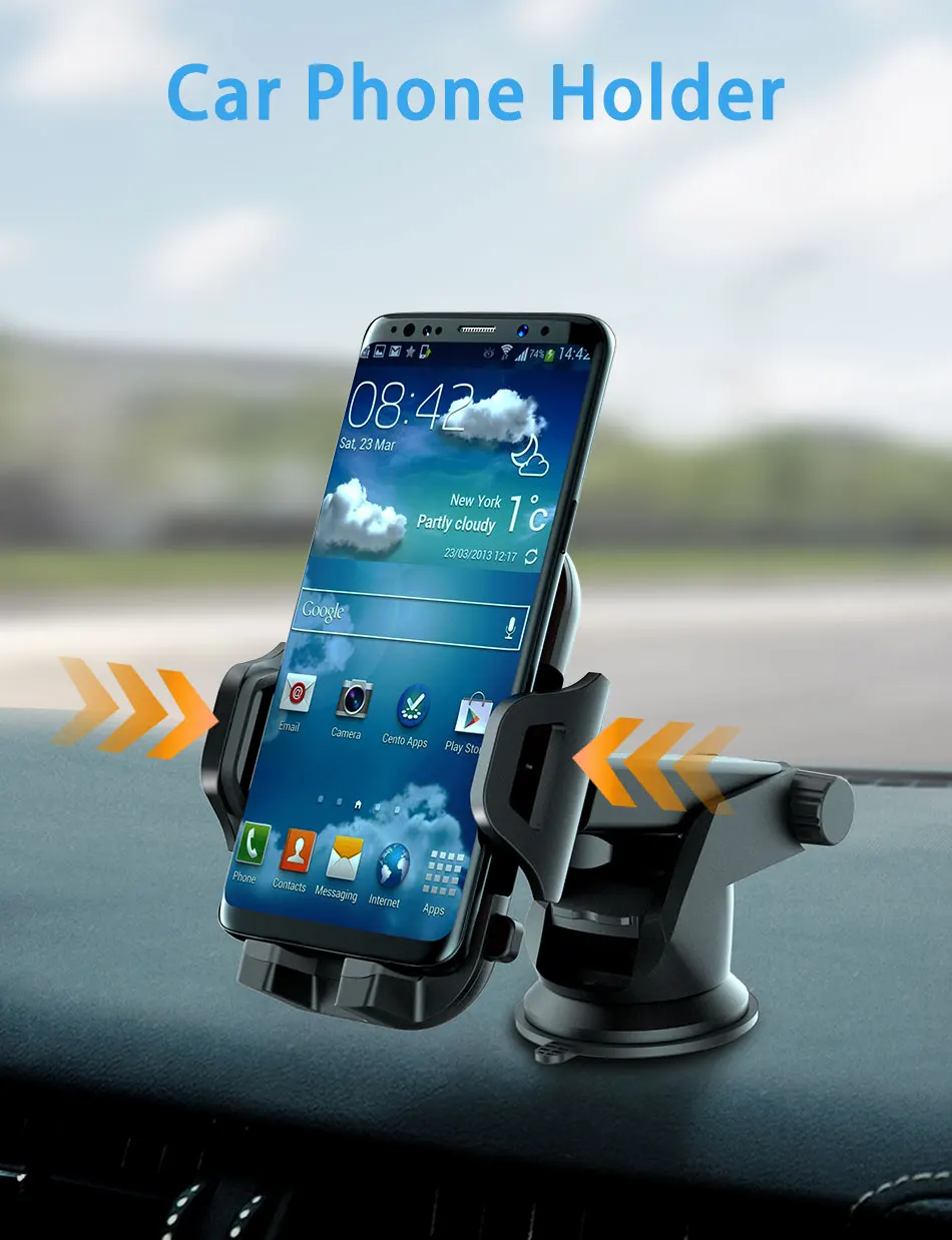 Caseier Универсальный Автомобильный держатель для телефона Подставка лобовое стекло приборная панель для автомобиля держатель для телефона в автомобиле telefon tutucu для iPhone 7 X
