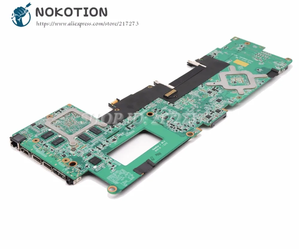 NOKOTION для hp Envy 15 Материнская плата ноутбука DASP7DMBCD0 597597-001 основной плате PM55 HD5830 графика DDR3 Бесплатная Процессор