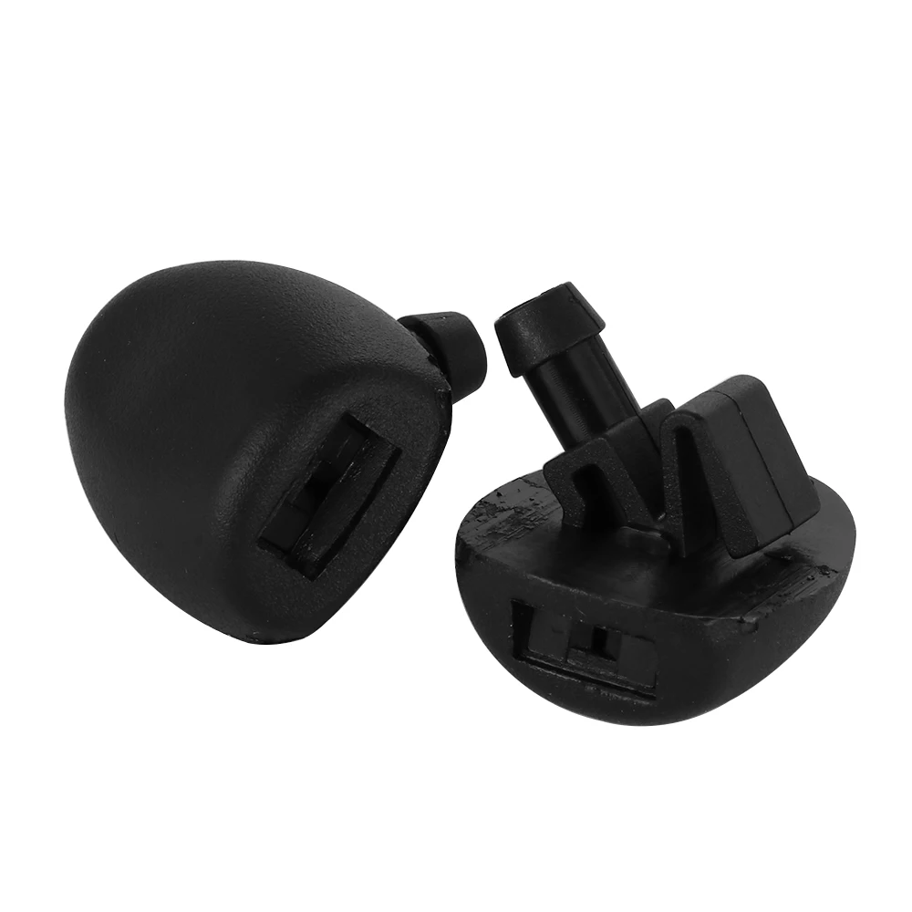2Pcs Front Windshield Wiper Water Spray Jet Washer Nozzle For Peugeot 206 207 407 Car High Quality Cleaning Windshield Washer 2