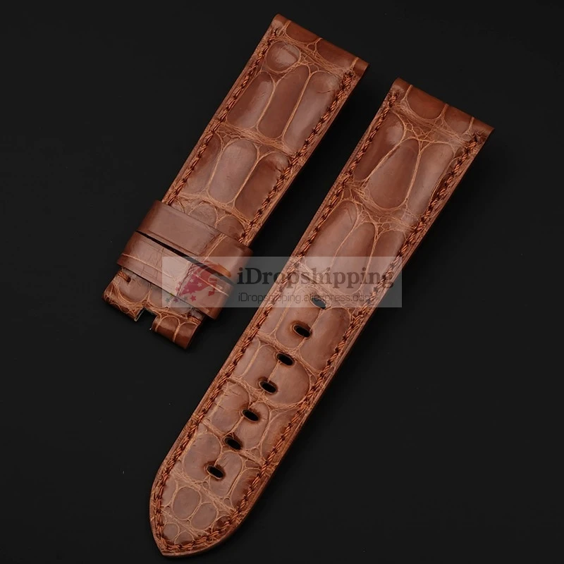 

Customized Watch Strap Crocodile Watchbands Handmade for You Custom Replacement Luxury Alligator Watch Band for Panerai