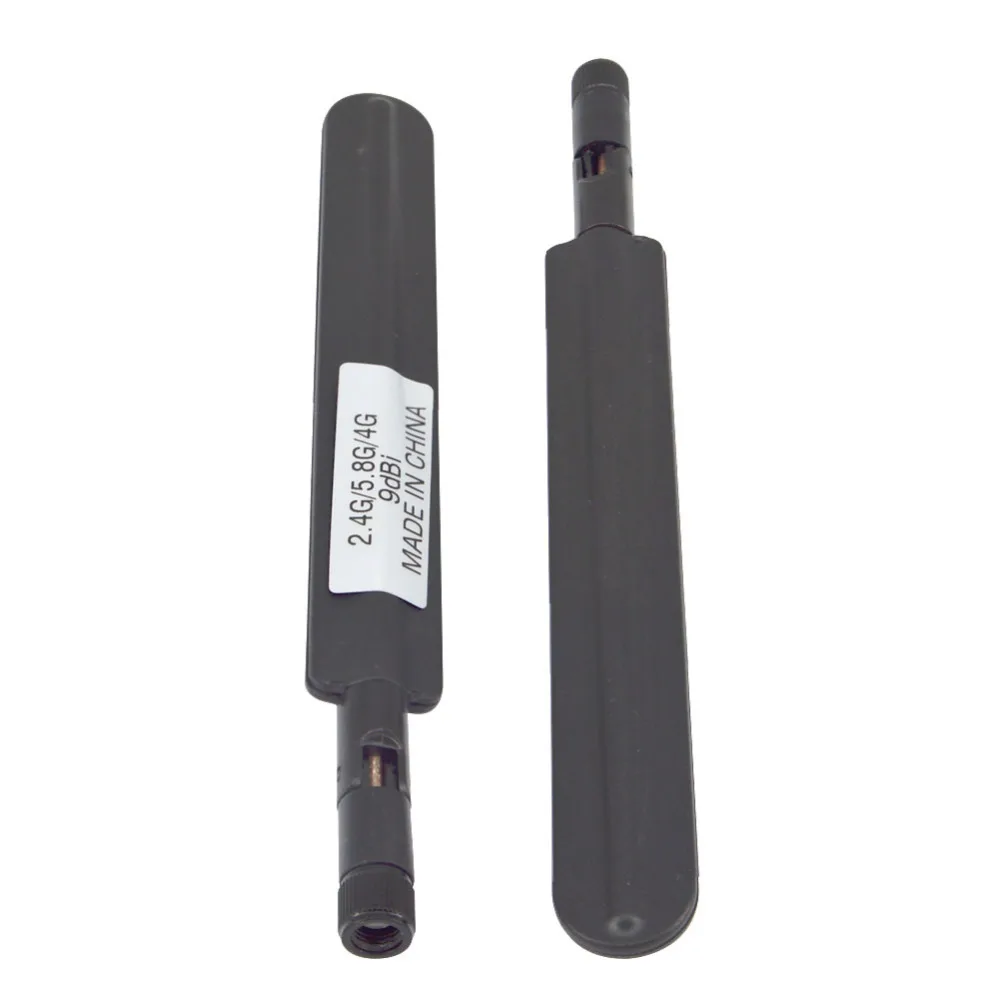 2 шт./лот двухдиапазонная антенна Wi Fi 4g 5 8g 9dbi RP SMA Штекерная Антенна Бесплатная