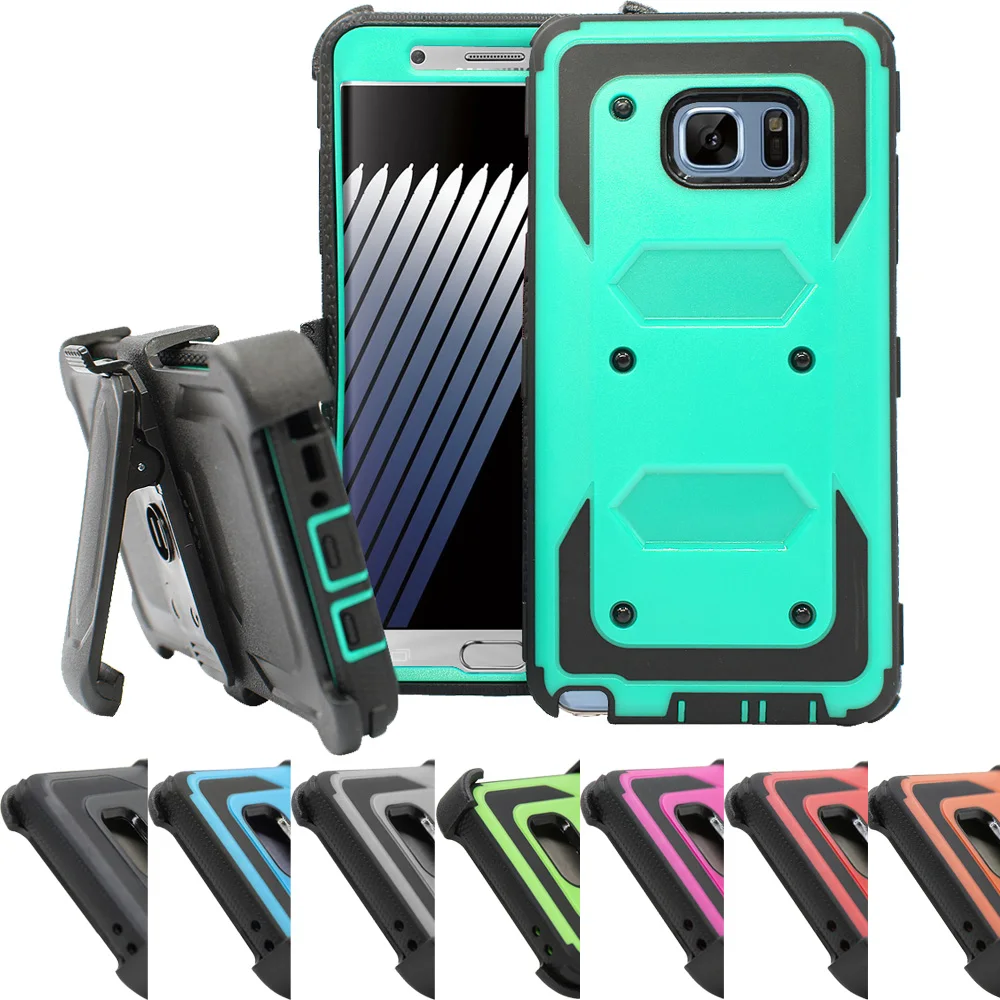 Heavy Duty Shockproof Armor Protective Case Tough Shell Cover+Holster Belt Clip For Samsung Galaxy Note 7 / Galaxy Note FE 2017 Heavy Duty Shockproof Armor Protective Case Tough Shell Cover+Holster Belt Clip For Samsung Galaxy Note 7 / Galaxy Note FE 2017