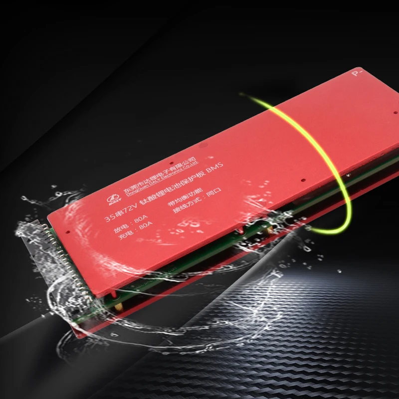

LTO Battery BMS 80A Circuit Protection Board 2.4V Lithium Titanate Battery PCM 35S 30S 25S 20S 15S 10S 5S 12V 30S 72V 60V Cells