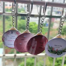 50 шт Itschy брелок имя, дата с зеркалом на заказ ersonalized свадебные сувениры и свадебные подарки для гостей Свадебные сувениры