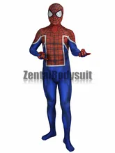 Spider UK Costume Lycra Spandex Spider-UK Bodysuits Fullbody Suit Zentai Halloween Party Costume new red blue spider girl costume spandex mayday parker spiderman costume halloween cosplay fullbody zentai suit free shipping