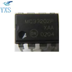 10 шт./лот MC33202PG 33202PG MC33202P 8 Pin DIP8 IC операционный усилитель GP 2,2 мГц ОПР