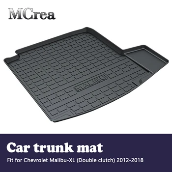

MCrea Auto Car Rear Trunk Mat Cargo Liner For Chevrolet Malibu XL 2018 2017-2012 Luggage Mud Tray Floor Mat Carpet Accessories