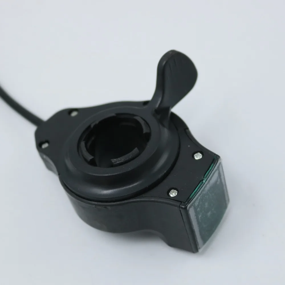 

Greentime Thumb Throttle with LCD Display E-bike Handlebar Black Thumb Throttle Grips