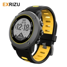 EXRIZU Профессиональный gps Спорт на открытом воздухе Смарт часы наручные IP68 Водонепроницаемый плавание фитнес-трекер для измерения сердечного ритма компас бег