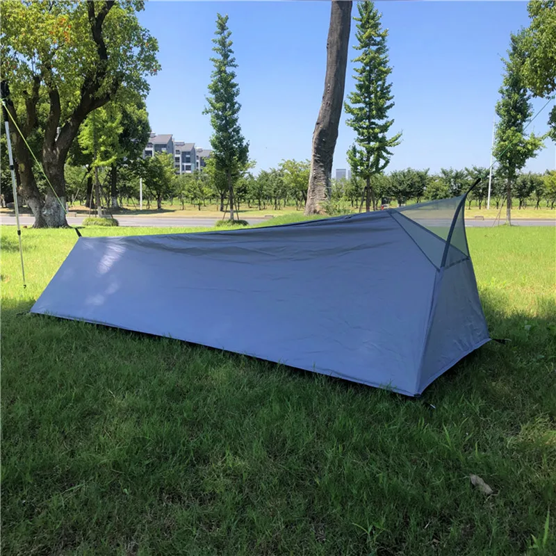 

WJ Outdoor Portable 4 Seasons Inner Mesh Tent Outside Mosquito Net Summer Camping Tent