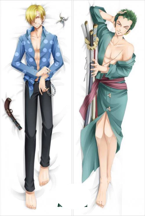 Fashion Japan Anime Hugging Body Pillow Case 150*50 one piece zoro