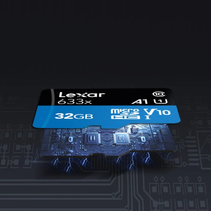 Lexar Original 633x 95 МБ/с./с Micro SD 256 ГБ 512 Гб карты 32 SDHC Class10 64 128 карта памяти Адаптер для Gopro