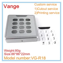 1 шт./лот двери контроллер доступа корпус 86*86*22 мм ABS пластик Корпус diy клавиатура дизайн для Электрическая печатная плата устройства