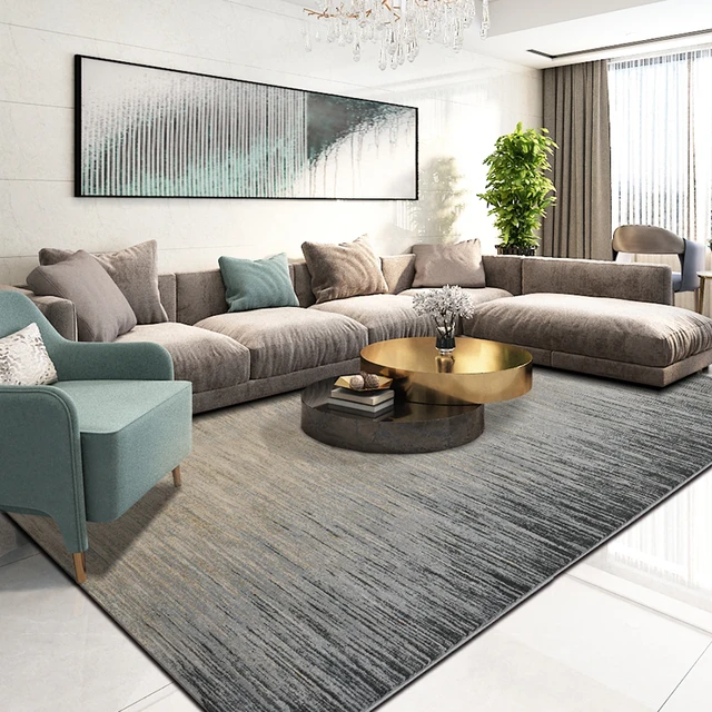 Large Nordic Rugs and Carpets for Living Room Luxury Modern Floor Mat